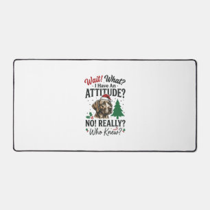 Chien Drôle Attitude Noël Vector Design_1