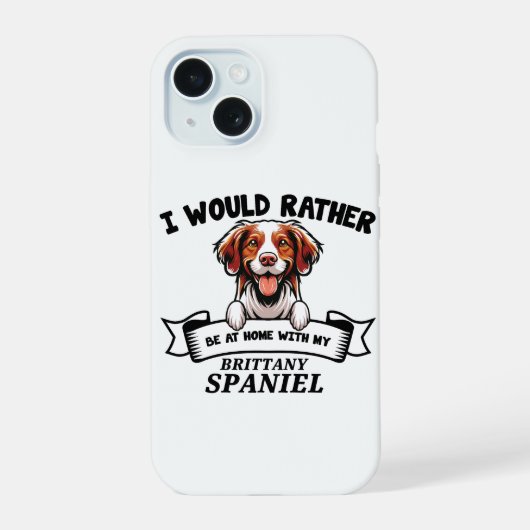 Chien drôle Brittany Spaniel (Verso)