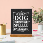 Chien Drôle Dieu Écrit À l'Envers (Mariage)