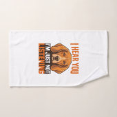 Chien Drôle Je T'entends Pas Écouter Chemise Vinta (Serviette à main)