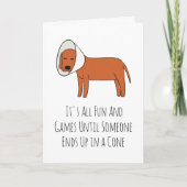 chien drôle obtenir bien bientôt cartes (Devant)