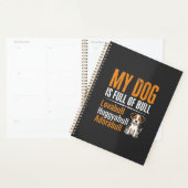 Chien drôle plein de taureau design (Devant avec enveloppe)