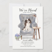 Chien du roi Charles Spaniel | Faire-part de dépla (Devant)