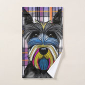 Chien écossais (Serviette à main)