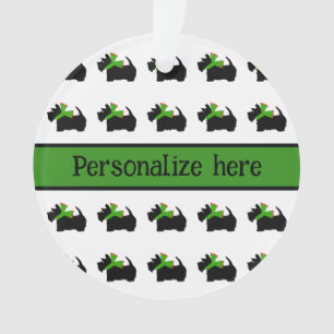 Chien écossais à plat personnalisé