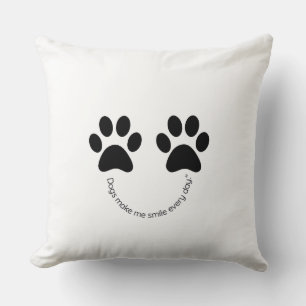 Chien Empreinte de patte Chien Chien Coussin Me Re