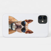 Chien en lunettes de soleil Apple iPhone 11 Coque (Dos (Horizontal))