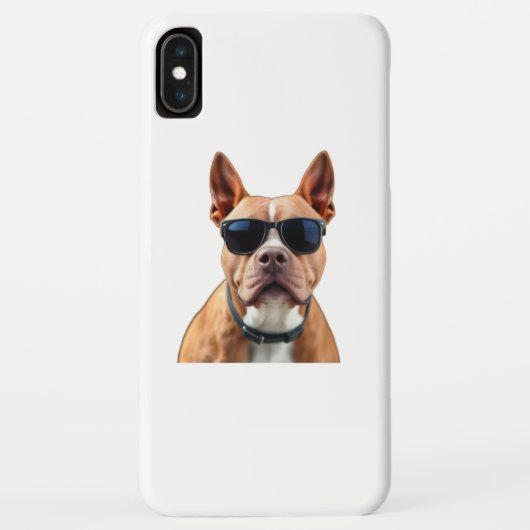 Chien en lunettes de soleil iPhone / coque ipad (Dos)