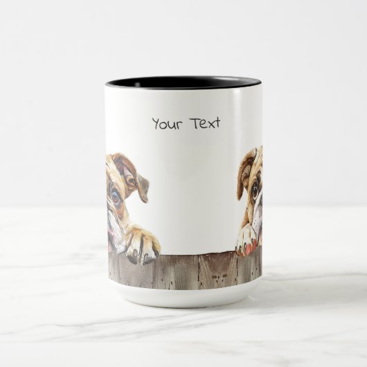 Chien en taule, Mug (Centre)