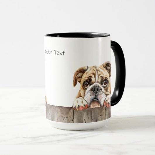 Chien en taule, Mug (Devant droit)