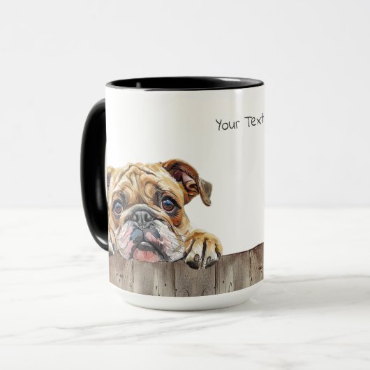 Chien en taule, Mug (Devant gauche)
