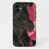 Chien endormi iPhone 5 Coque (Dos)
