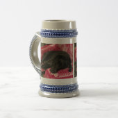 Chien endormi Stein Mug (Devant gauche)