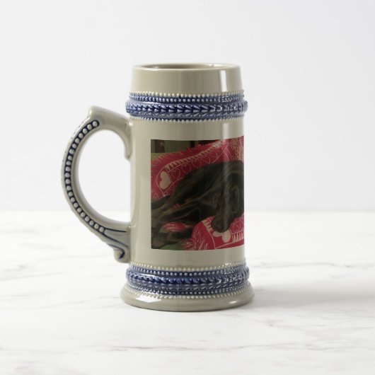 Chien endormi Stein Mug (Gauche)
