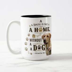 Chien est à la maison - Rustic Paw Log Mug