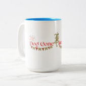 Chien est parti librairie Grand café Mug (Devant gauche)