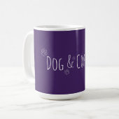 Chien et café Mug (Devant gauche)