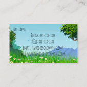 Chien et chat animal de compagnie Grooming Cartes  (Dos)