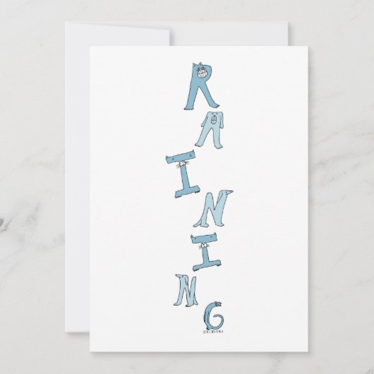 Chien Et Chat Carte D'Anniversaire Plaintes Chats  (Devant)