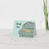 Chien et chat Cute Animaux de compagnie Carte de r (Devant)