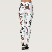 Chien et Ouah ! Leggings (Dos)