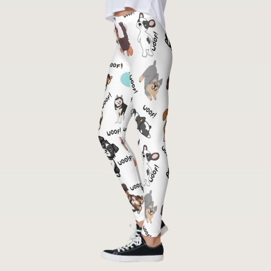 Chien et Ouah ! Leggings (Gauche)