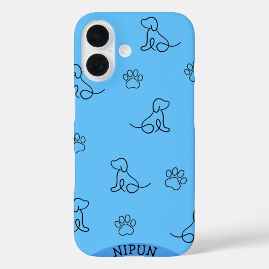 Chien et Paw iPhone / coque ipad (Verso)