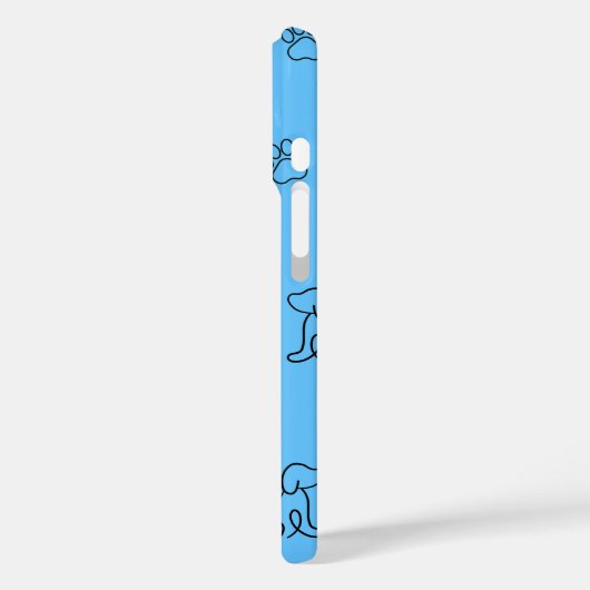 Chien et Paw iPhone / coque ipad (Verso / Gauche)