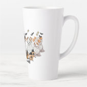 Chien Fantôme Chat Noir Citrouille Halloween Mug L (Droite)