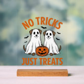 Chien fantôme drôle Halloween Pas de farces juste  (Neutre)