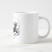 Chien focalisé mâcher Portrait Mug (Droite)