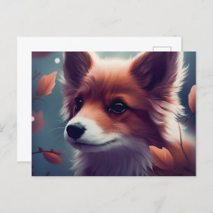 Chien Fox Briefkaart