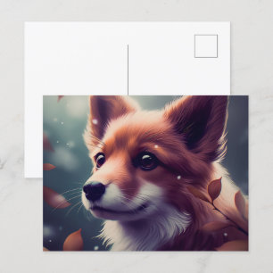 Chien Fox Briefkaart