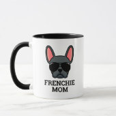 Chien Français Bleu Chien Français Mug Maman Mug (Gauche)