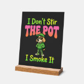 Chien Fumeur de Joint Drôle Stoner (Angle)
