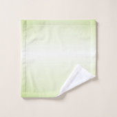 Chien géométrique gris vert (Gant de toilette)