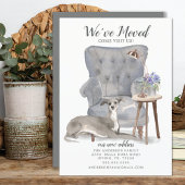 Chien gris italien | Faire-part de déplacement