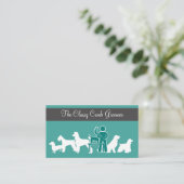 Chien Groomer Classy Carte de visite (Debout devant)