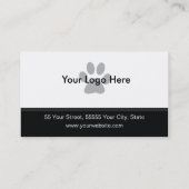 Chien Grooming Carte de visite - Personnalisable (Dos)