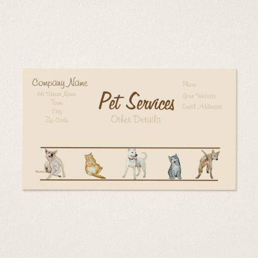 chien Grooming et services de soins pour animaux d (Devant)