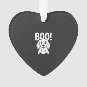 Chien Halloween Boo Conception de chiot mignon fan