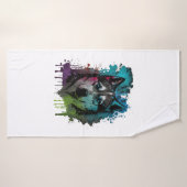 Chien Husky (Serviette de bain)