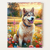 Chien Husky Sibérien (Dos)