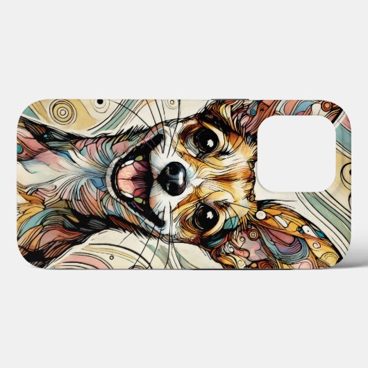 Chien iPhone 13 Pro Coque robuste (Verso (horizontal))