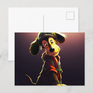 Chien Jaune Briefkaart
