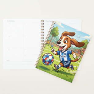 Chien jouant au football Personnaliser
