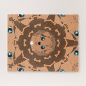 Chien kawaii legpuzzel (Horizontaal)