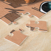 Chien kawaii legpuzzel (Zijkant)
