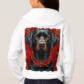 chien labrador de Noël (Dos)