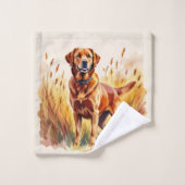 Chien Labrador Retriever Fox Red (Gant de toilette)